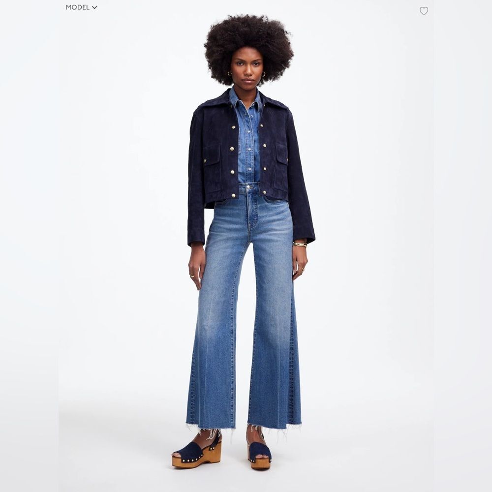 Madewell Blue Flare & Wide Leg Jeans